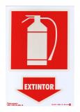 Placa Sinalizadora Extintor Fotoluminante